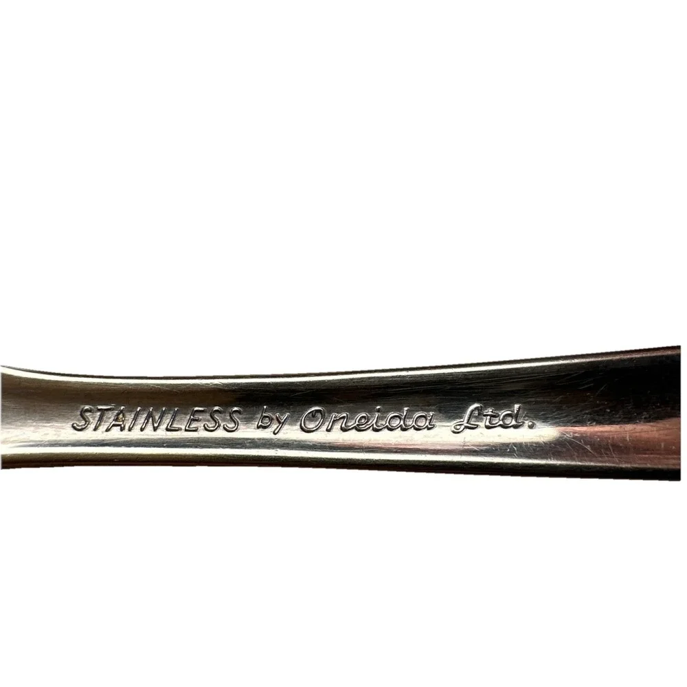 SURF Stainless by Oneida Ltd 7 3/8 Inch (set of 3) Dinner Forks Rare Flatware‎